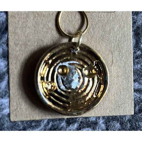 Upcycled Authentic St John ZipperPull/Charm On Chain Handmade Necklace Shells - Picture 5 of 8